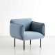 Fauteuil bleu ciel NAKKI Woud