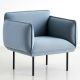 Fauteuil bleu ciel NAKKI Woud