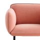 Fauteuil tissu orange Remix NAKKI Woud