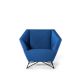 Fauteuil 3ANGLE Prostoria, tissu bleu 791 Divina 3