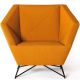 Fauteuil 3ANGLE Prostoria, tissu orange 05 Era