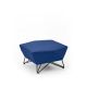 Pouf 3ANGLE Prostoria, tissu bleu 791 Divina 3