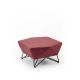 Pouf 3ANGLE Prostoria, tissu fraise 653 Divina MD