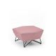 Pouf 3ANGLE Prostoria, tissu rose 613 Divina MD