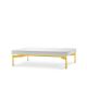 Table basse rectangulaire SEGMENT Prostoria, coloris jaune