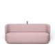 Canapé 3 places convertible REVOLVE Prostoria, tissu rose 19