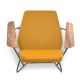 Fauteuil design POLYGON Prostoria, tissu rembourré 