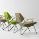 Fauteuils design POLYGON Prostoria en tissu, structure verte (sur demande)