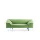 Canapé 2 places SEAM Prostoria, tissu Steelcut Trio vert tilleul, structure bleue