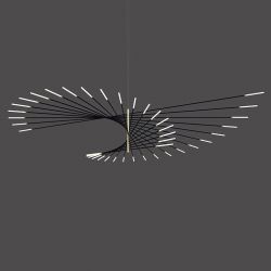 Suspension LEDs M101 design Henri Bursztyn, finition noir
