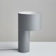 Lampe de table design TANGENT Woud, coloris gris clair