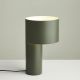 Lampe de table design TANGENT Woud, coloris vert forêt