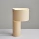 Lampe de table design TANGENT Woud, coloris sable