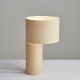 Lampe de table design TANGENT Woud, coloris sable