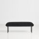 Banc design NAKKI BENCH Woud, tissu Step noir