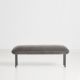 Banc design NAKKI BENCH Woud, velours Harald taupe