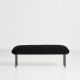 Banc design NAKKI BENCH Woud, velours Ontario noir