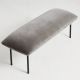 Banc rembourré NAKKI BENCH Woud, velours Harald taupe