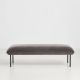 Banc long NAKKI OTTOMAN Woud, velours Harald taupe
