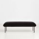 Banc long NAKKI OTTOMAN Woud, velours Ontario noir