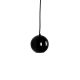 Suspension ronde BOULE Innermost, diffuseur noir brillant