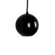 Suspension ronde BOULE Innermost, diffuseur noir brillant