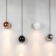 Suspensions BOULE Innermost, cuivre, noir brillant, blanc brillant, chrome