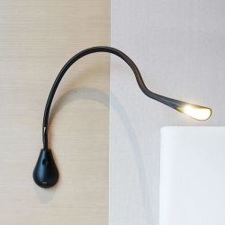 Applique LED COBRA Innermost marron pose sans platine