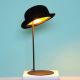 Lampe de table JEEVES Innermost, abat-jour chapeau melon