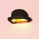 Applique murale JEEVES Innermost, abat-jour chapeau melon