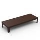 Table extra basse 180x65 marron ZEF Matière Grise