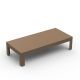 Table extra basse 130x60 sable ZEF Matière Grise