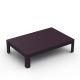 Table extra basse 120x80 aubergine ZEF Matière Grise