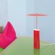 Lampe de table rouge PARASOL Innermost en lampe de lecture