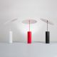 Lampes de table PARASOL Innermost, blanche, rouge et noire