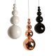 Suspensions BUBBLE Innermost, blanc brillant, cuivre et noir brillant