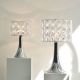 Lampes de table LIGHTHOUSE avec pied chromé TRUMPET 35 et 50 Innermost
