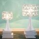 Lampes de table LIGHTHOUSE avec pied blanc TRUMPET 35 et 50 Innermost