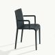 Fauteuil anthracite NASSAU 534 Metalmobil