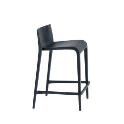 Chaise de bar anthracite NASSAU 537 Metalmobil, hauteur d'assise 66 cm