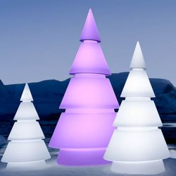 Sapin design lumineux FOREST hauteur 2 m Vondom, modèle LED RVB