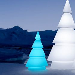 Sapin design lumineux FOREST hauteur 1m Vondom, modèle LED RVB