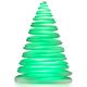 Sapin design lumineux CHRISMY hauteur 2m Vondom, lumière LED RVB