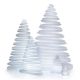 Lampes sapins LED CHRISMY 2m Vondom avec sapins hauteurs 1m, 1,5m, 50 cm et 25 cm