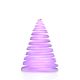 Sapin design lumineux CHRISMY hauteur 1,5m Vondom, lumière LED RVB