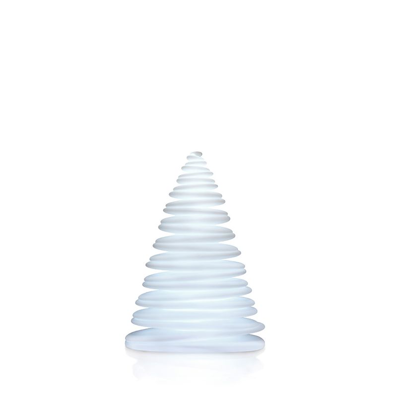 Sapin design lumineux CHRISMY hauteur 1m Vondom, lumière LED blanche