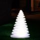 Sapin design lumineux CHRISMY hauteur 1m Vondom, lumière LED blanche