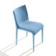 Chaise rembourrée NASSAU 533 M Metalmobil, chassis bleu ciel, tissu Medley bleu ciel