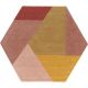 Tapis HEXA Toulemonde Bochart, coloris poudre