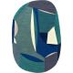 Tapis POLIA SHAPE Toulemonde Bochart, coloris hiver